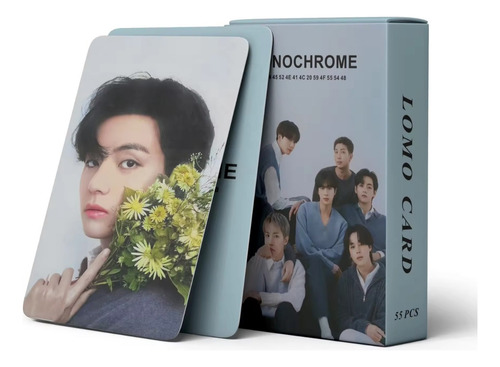 55 Photocards Bts - Monochrome