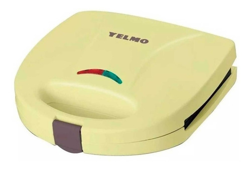 Waflera eléctrica Yelmo WM-1901 color amarillo 220V