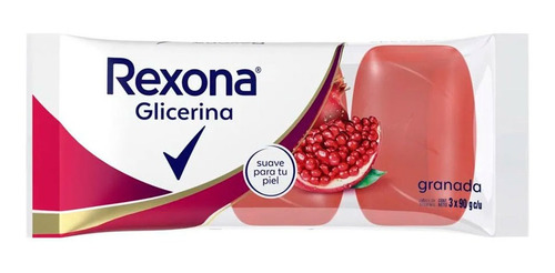 Jabon De Glicerina Rexona Pack 3 X 90 G Granada