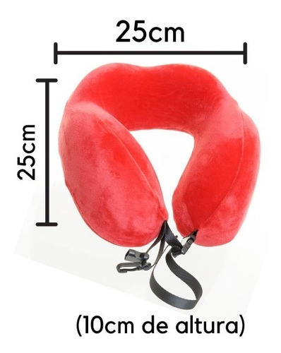 Imagen 2 de 8 de Almohada De Viaje Inteligente Cuello Memory Foam Tb219 Full