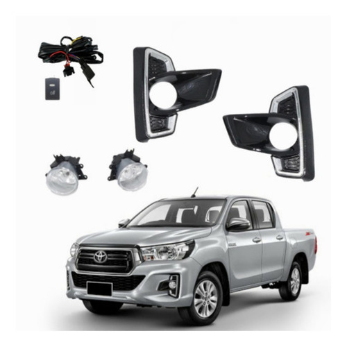 Kit De Neblineros Led Toyota Hilux 2.8 2019-2021 Hawk 