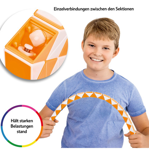 Cubidi Magic Snake Cubo De 24 Bloques Grandes