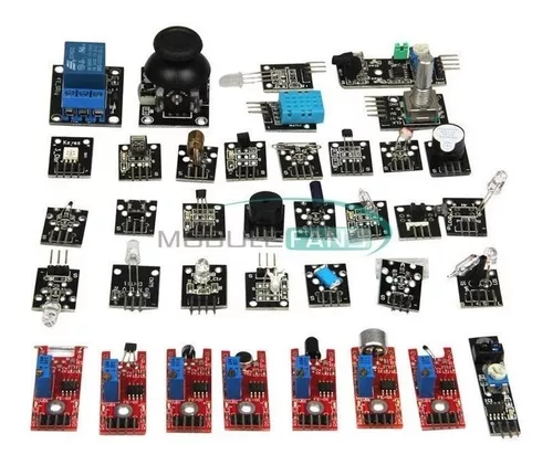 Opcional Ataque de nervios Motivación Kit Lote 37 Sensores Para Arduino Iniciación Aprendizaje