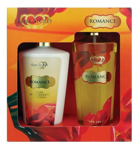  Love Secret Kit Hidratante Corporal + Body Splash Romance