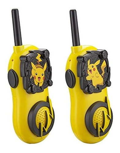 Walkietalkies De Pokemon Pikachu Frs Para Niños Estereo De