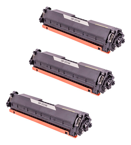 3x Toner Compativel Com Hp 18a M132nw M132fn M132 Cf218a