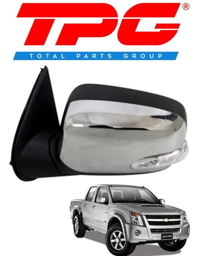 Retrovisor (par) Chevrolet Luv Dmax 2008-13 C/luz Cruce Tpg