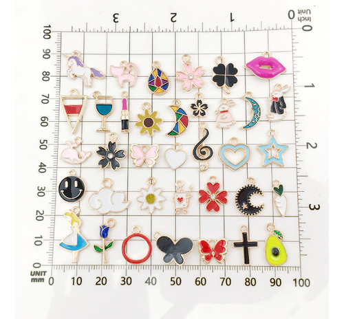 100 Pulseras Colgantes Aleaciones Mezclada Para Hacer Joyas