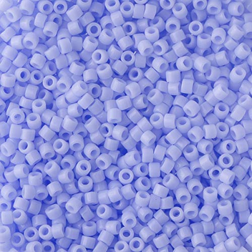 Paquete De Semillas Miyuki Delica: Tamaño 11/0, Azul Opaco P
