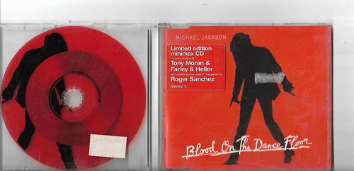 Michael Jackson Blood On The Dance Floor Single Cd Rojo