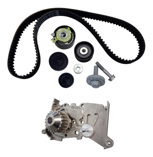 Imagen 1 de 7 de Kit Distribucion Original Con Bomba Agua Logan 1.6 16v K4m