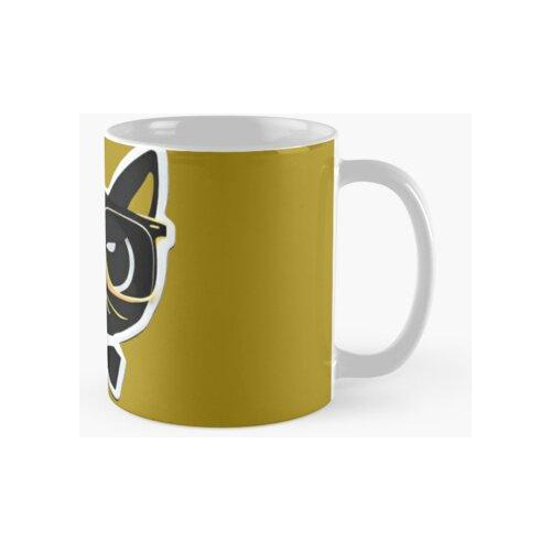 Taza Gato Origami Japones Comic Calidad Premium