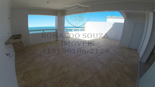 Imagem 19 de 30 de Praia Grande - Ocian - Linda Cobertura Duplex- 3 Dormitórios - 2 Salas - Salão De Festas - Vista Para O Mar - Rs60