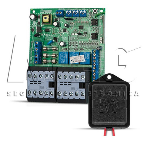 Kit Placa Central Motor Portão Cp4030 Tx Car Evo Peccinin