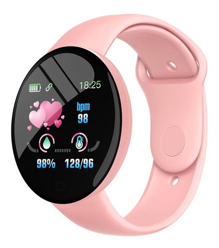 Reloj Smartwatch Circular Rosa