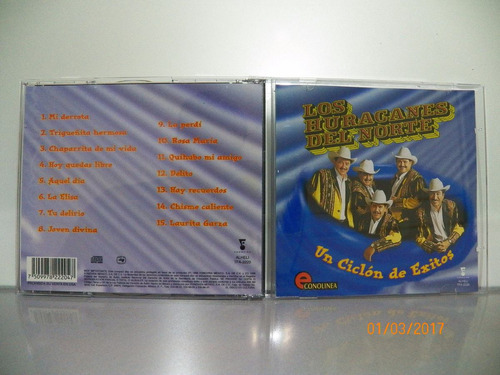 Cd Original Los Huracanes Del Norte Un Ciclon De Exitos