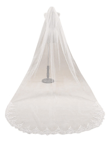 Aruoy Vestido De Noiva Largo De Tule Importado Blanco 3