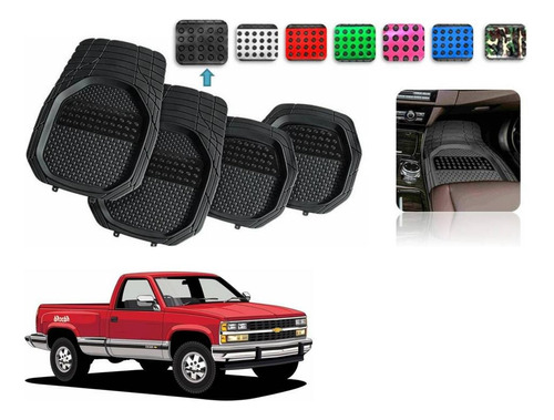 Tapetes 4pz Charola 3d Color Chevrolet Silverado 1988 A 1993