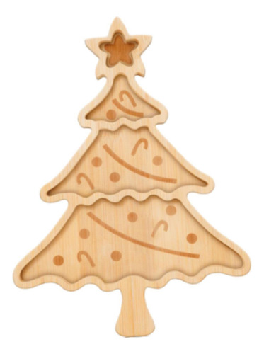 Plato Con Forma De De Navidad, Postre De De Navidad, Plato