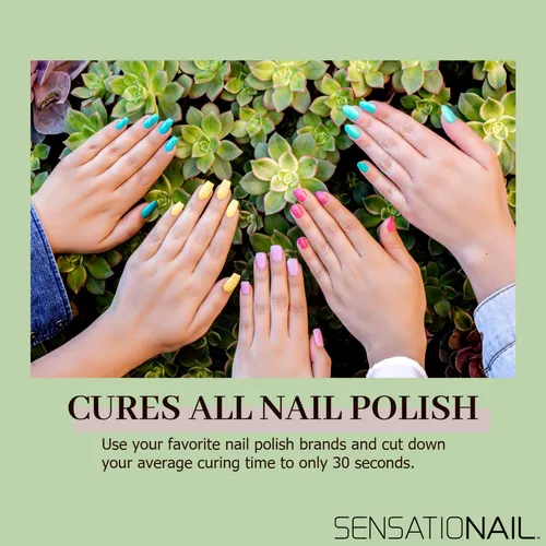 Lámpara De Uñas Led Sensationail Para Curar Esmaltes En Gel