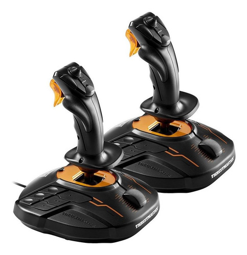 Controlador Thrustmaster T.16000m, Para Simulador De Vuelo