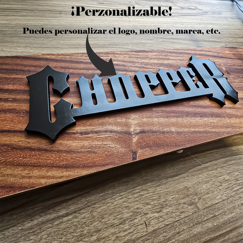 Perchero Porta Cascos Para Moto Perzonalizable De Madera