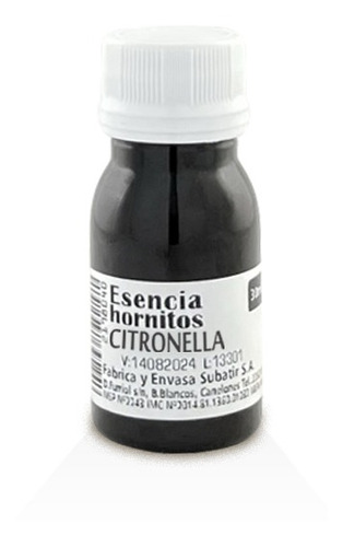 Esencias Para Hornitos Aromaticos Citronela 30ml - Prolimpio