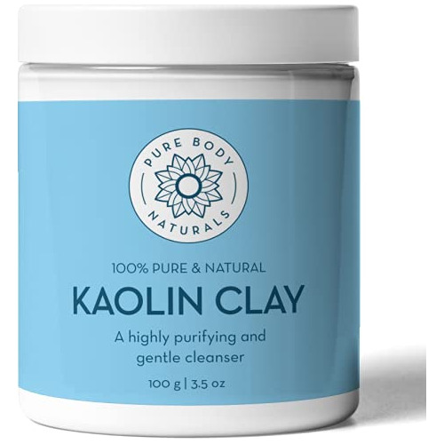 Pure Body Naturals Kaolin Clay Powder, 100 G - Perfecto Para