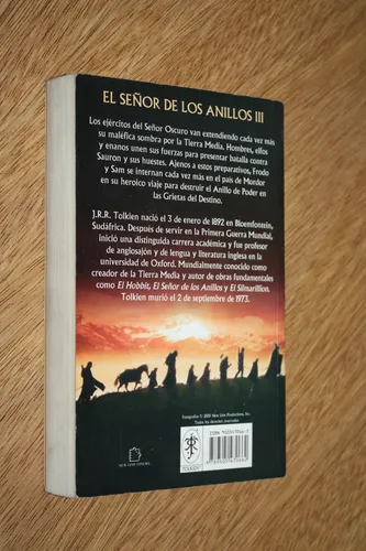 Trilogía El Señor De Los Anillos 1 -2 -3 - J. R. R. Tolkien (Usado)