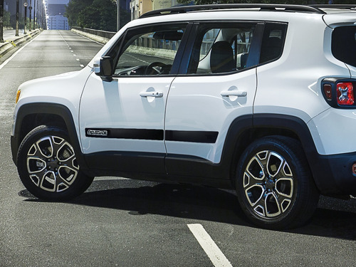 Imagem 5 de 5 de Jogo Friso Lateral Borrachão Original Mopar Jeep Renegade