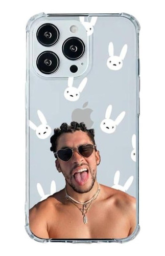 Funda Transparente De Bad Bunny Para Samsung Galaxy J6 Prime