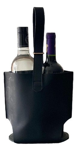 Porta Botellas Negro Elegante Duradero Primera Calidad