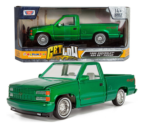 All Star Toys  Chevy Silverado C 454ss Pickup Lowrider Truc.