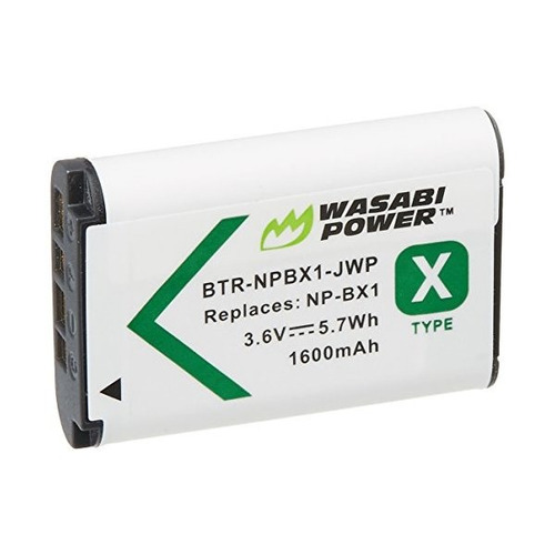 Wasabi Energía De La Batería Para Sony Np-bx1 Y Sony Cyber-s