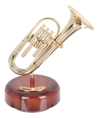 Caja De Música Para Instrumento Decorativo, Saxofón