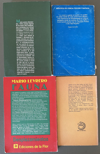 Mario Levrero. Lote Primeras Ediciones. La Ciudad Y Más (Usado)