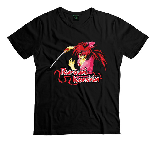 Polera Samurai X Rurouni Kenshin Anime Niño Niña Algodón