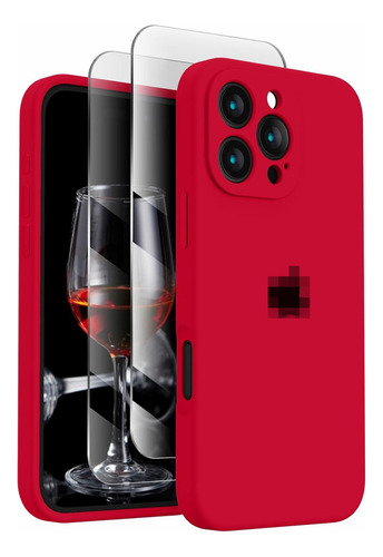 Funda De Teléfono Duradera Y Minimalista De Silicona De Color Sólido A Prueba De Golpes Para iPhone 16 Pro Max 15 14 13 12 11 Series