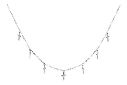 Gargantilla Cruces Choker Mujer Delicado Moda Collar