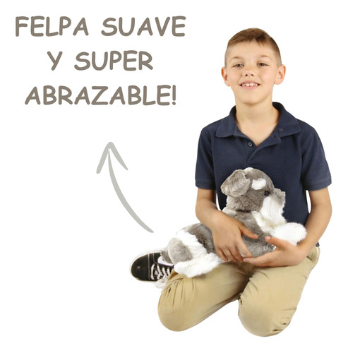 Perro De Peluche Schnauzer Tierno Alta Calidad Viahart