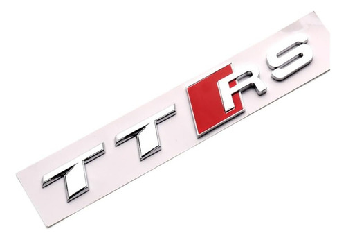 Emblema Ttrs Para Audi Cromado Adherible Tt Rs