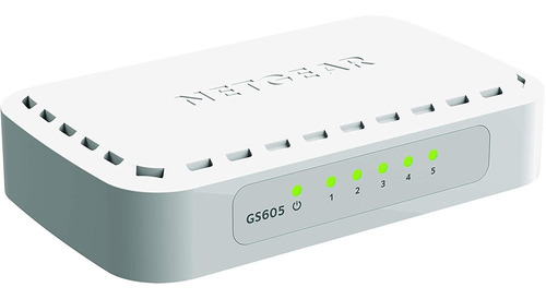 Netgear Gs605-400pes - Switch De Red Con 5 Puertos Gigabit