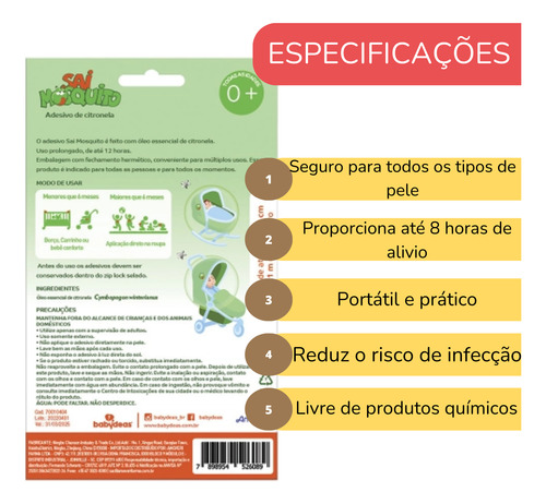 Post Picada Calmante De Picada Em Adesivo Com 20 Unidades