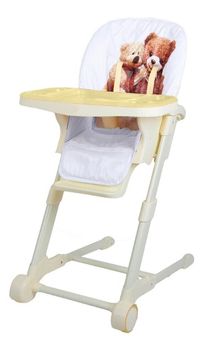 Silla Alta Bebé Periquera Ajustable Bambineto Elige Color Color Blanco Bears