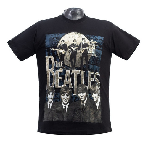 Franela Rock The Beatles Band Unisex Algodón