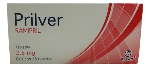 Prilver Tabletas 2,5 Mg, 16 Tabletas