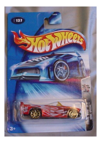 Hot Wheels Final Run 2004 Sonic Special 5/5 Red #137 Qm9oy