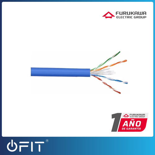 Imagen 5 de 8 de Cable Utp Furukawa Soho 305m Cat 5e Interior 100% Cobre