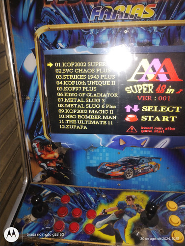 Cartucho Neo Geo Mult Jogos (Usado)
