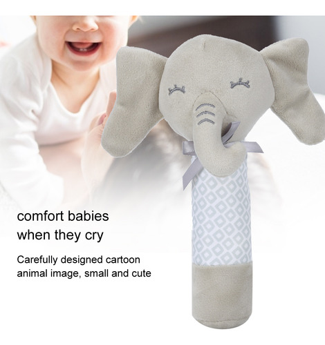 Cascabeles De Mano Con Forma De Elefante, Juguete Para Bebés